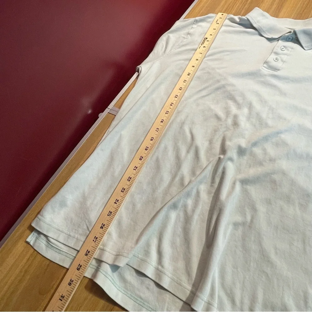 Men's Light Green Polo Shirt - Picture 4 of 5